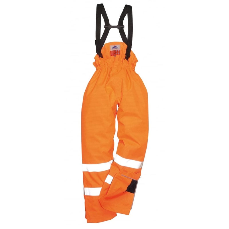 Bizflame Rain Unlined - Hi-Vis Anti static FR Trouser