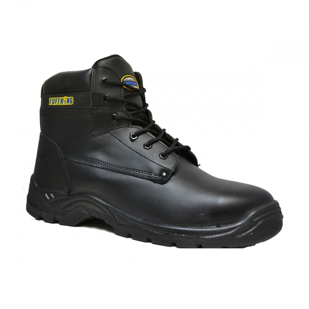 Black Leather Ankle Boot - Large Size 14,15,16