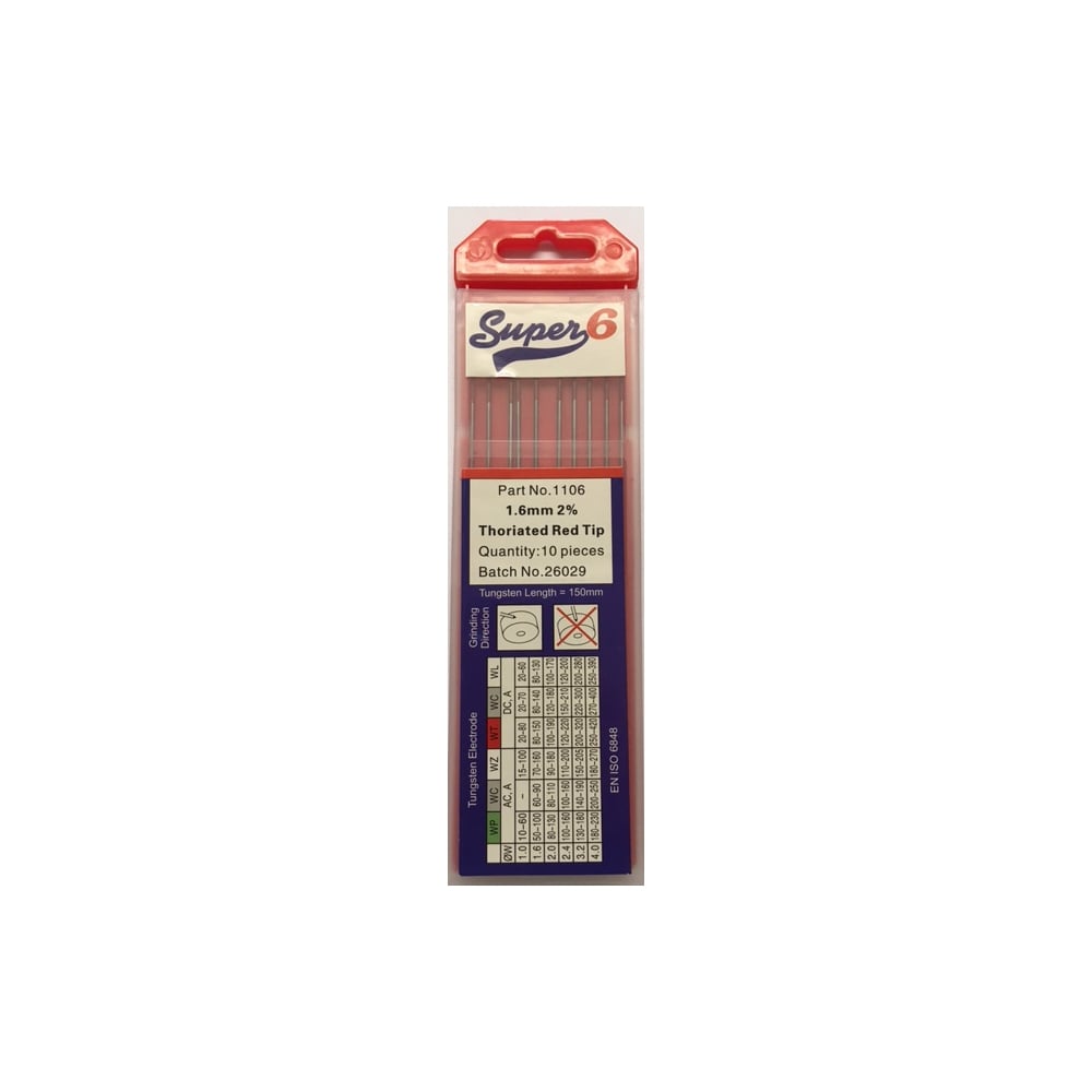 TIG Tungsten Electrodes Per/10