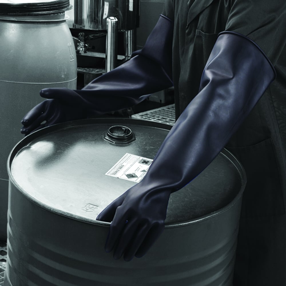 Chemprotec Heavyweight Unlined Natural Rubber Gloves