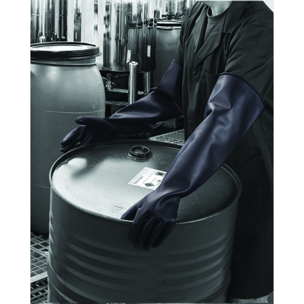 Chemprotec Heavyweight Unlined Natural Rubber Gloves