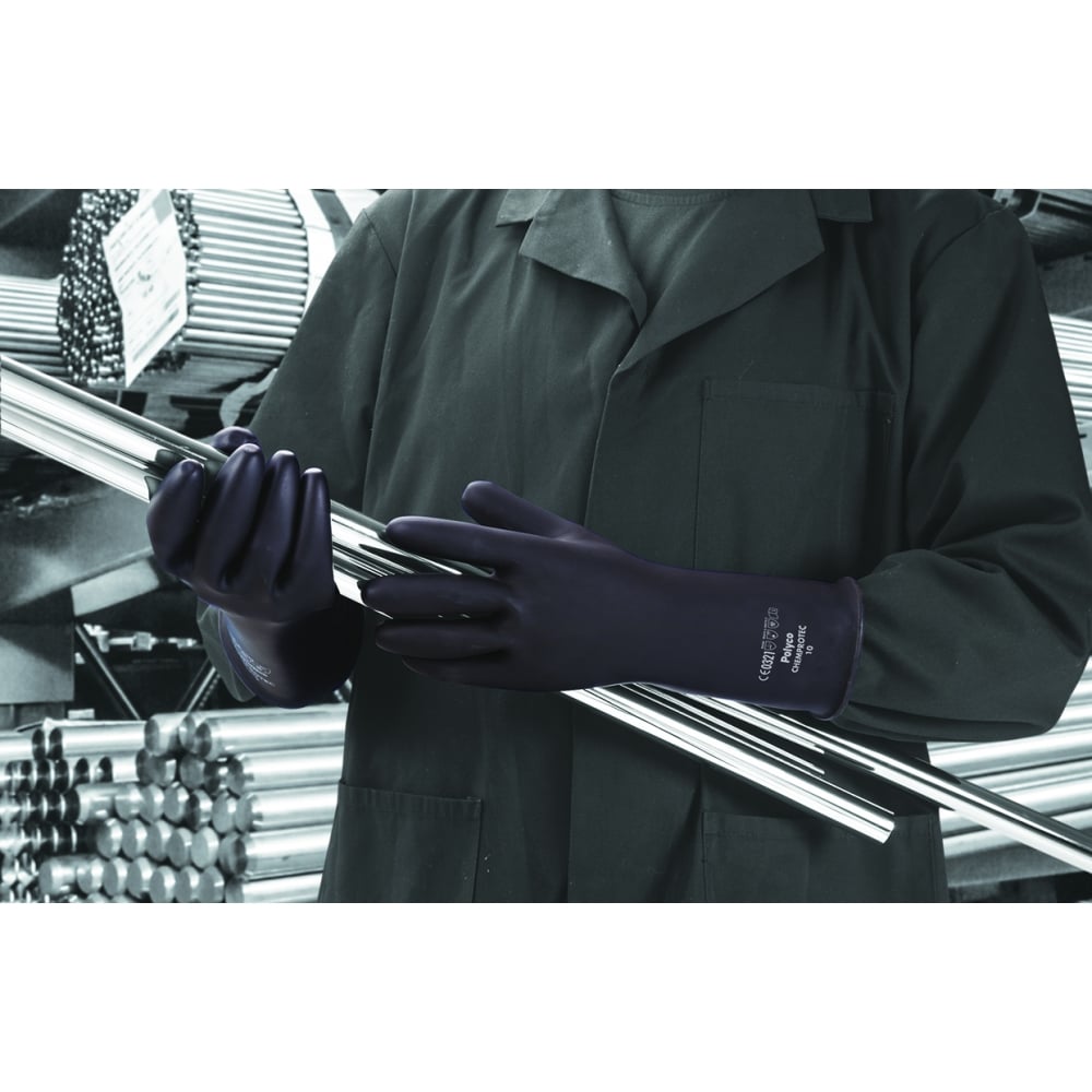 Chemprotec Heavyweight Unlined Natural Rubber Gloves