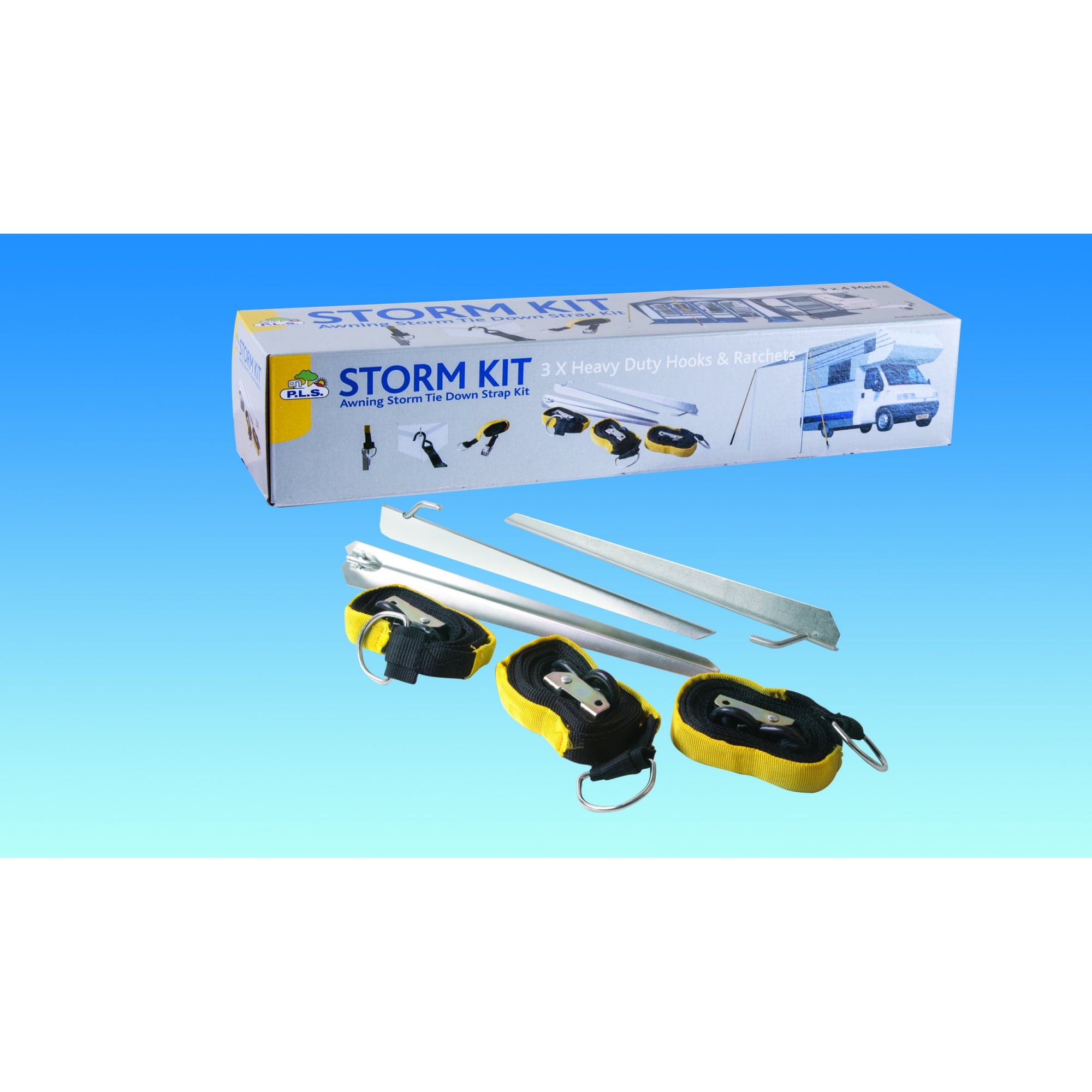 Awning/Marquee Tie Down Storm Kit
