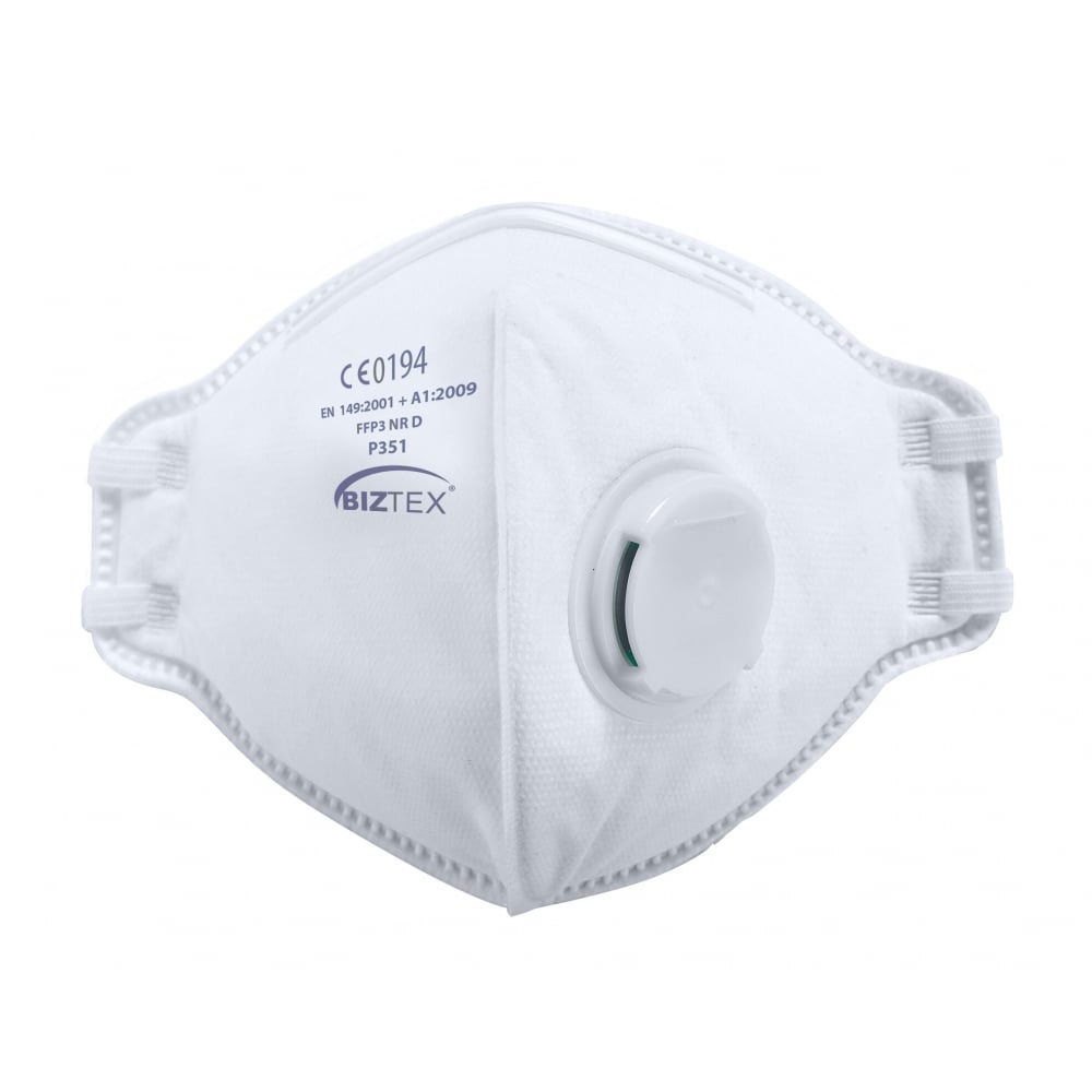 FFP3 Valved Dolomite Fold Flat Respirator Per/20