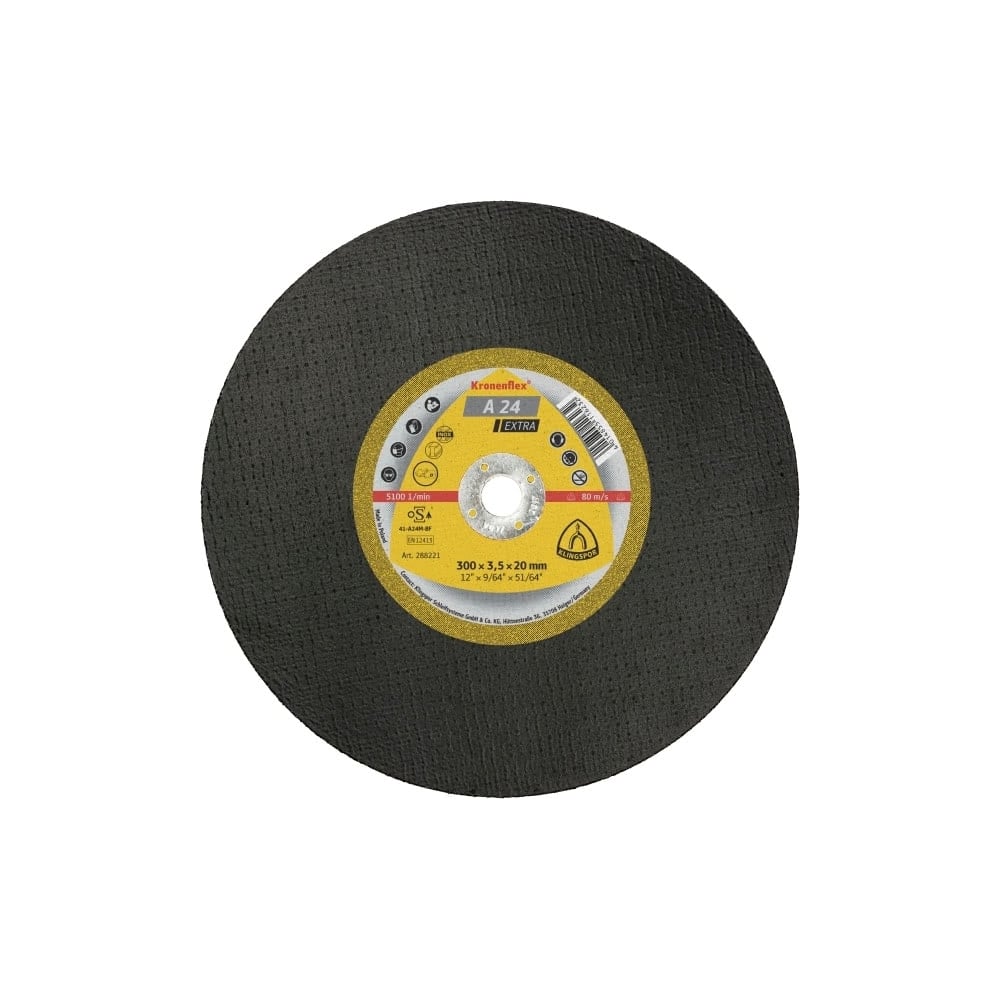 300 x 3.5 x 20mm A24 Extra Large Cutting Discs For Metal Per/10