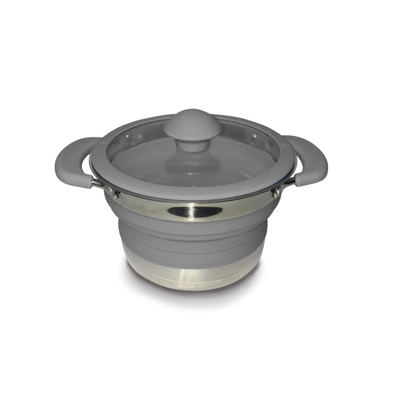 Collapsible Saucepan 1L - Grey