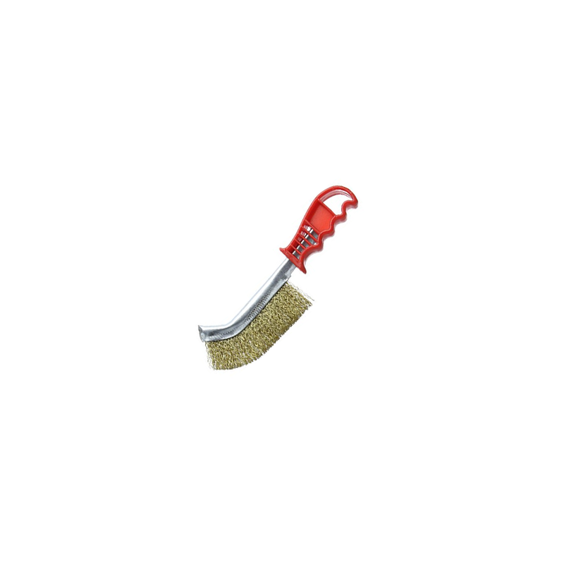 Mild Steel Red Handle Wire Brush