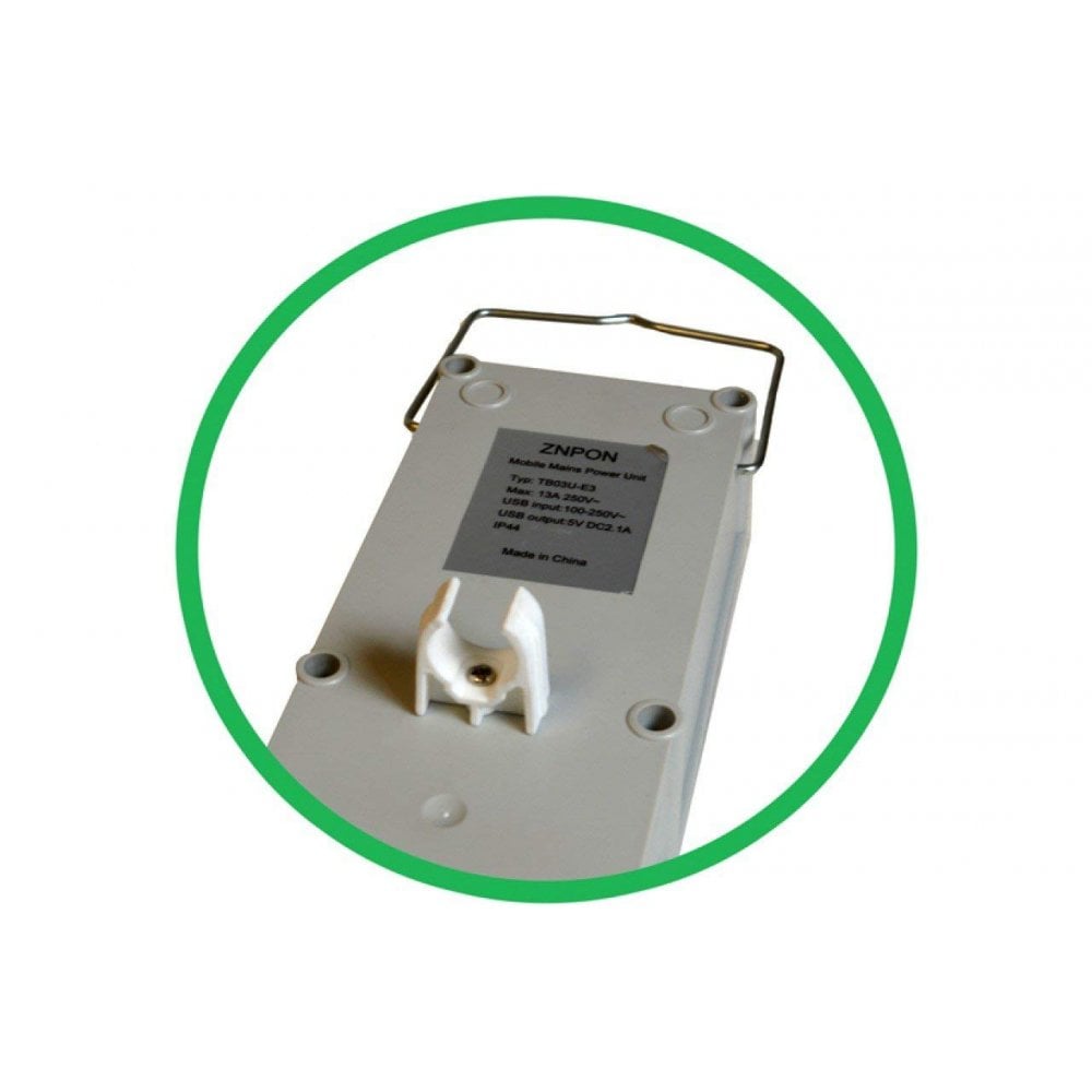 Maypole Mobile Mains Power Unit 230V 13A with USB