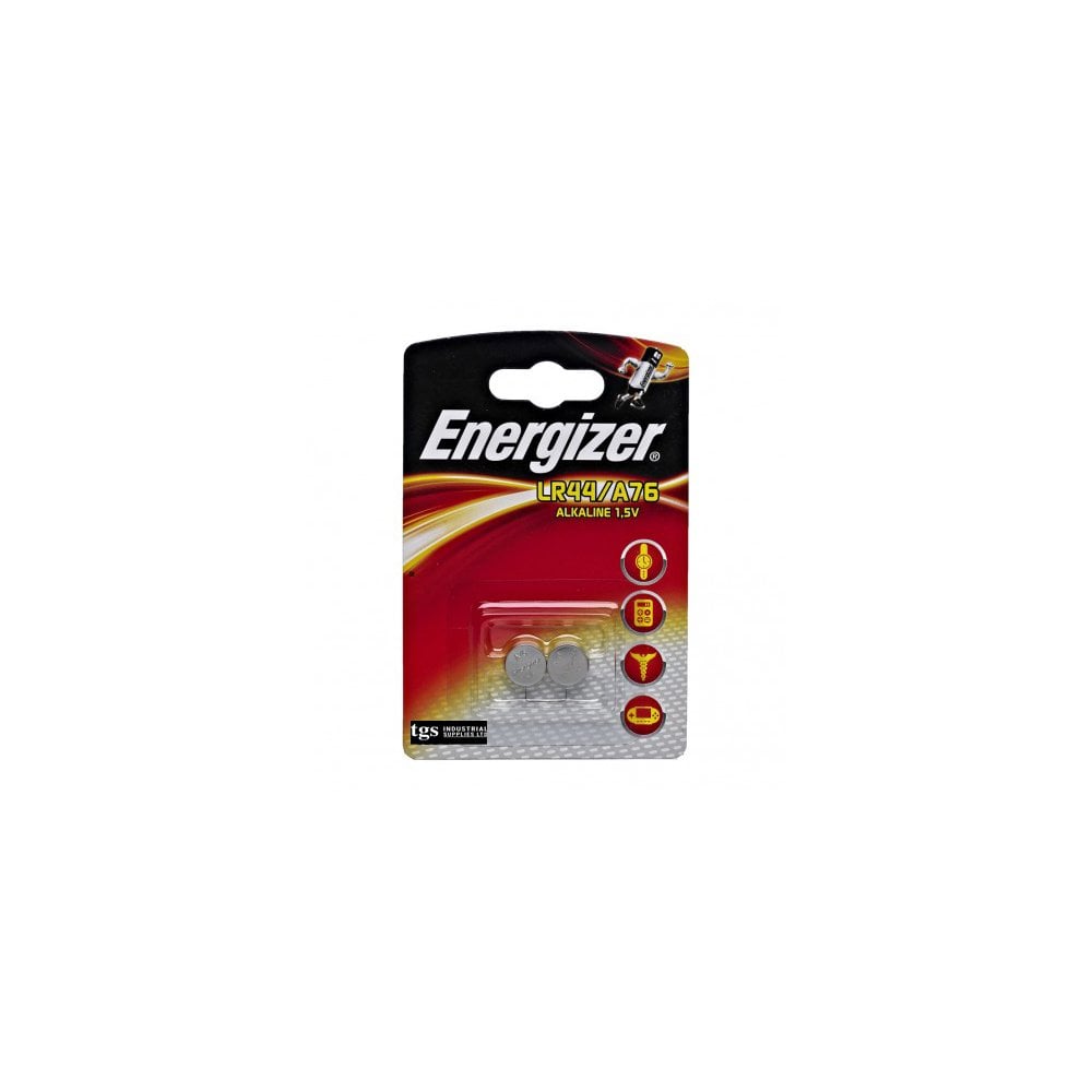 Energizer LR44/A76 Alkaline Batteries - Pack of 2