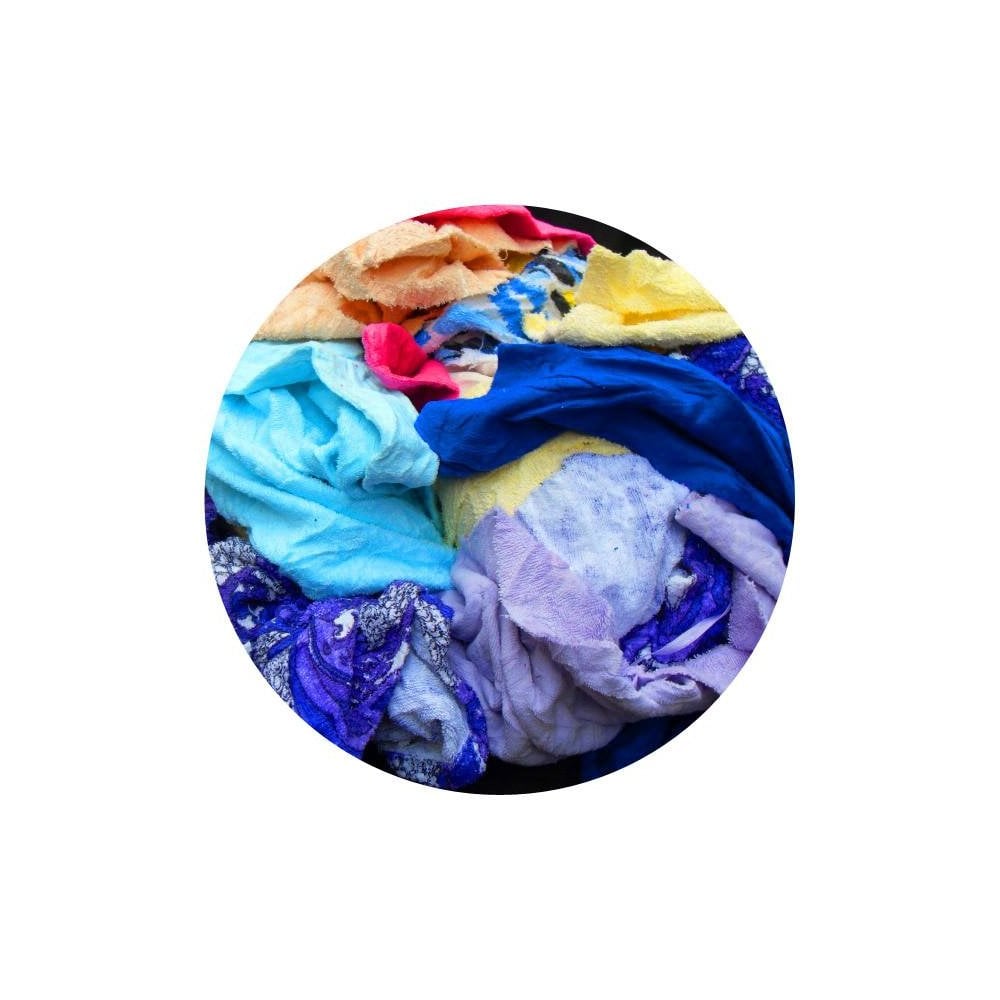 10kg Coloured Terry Toweling Rags