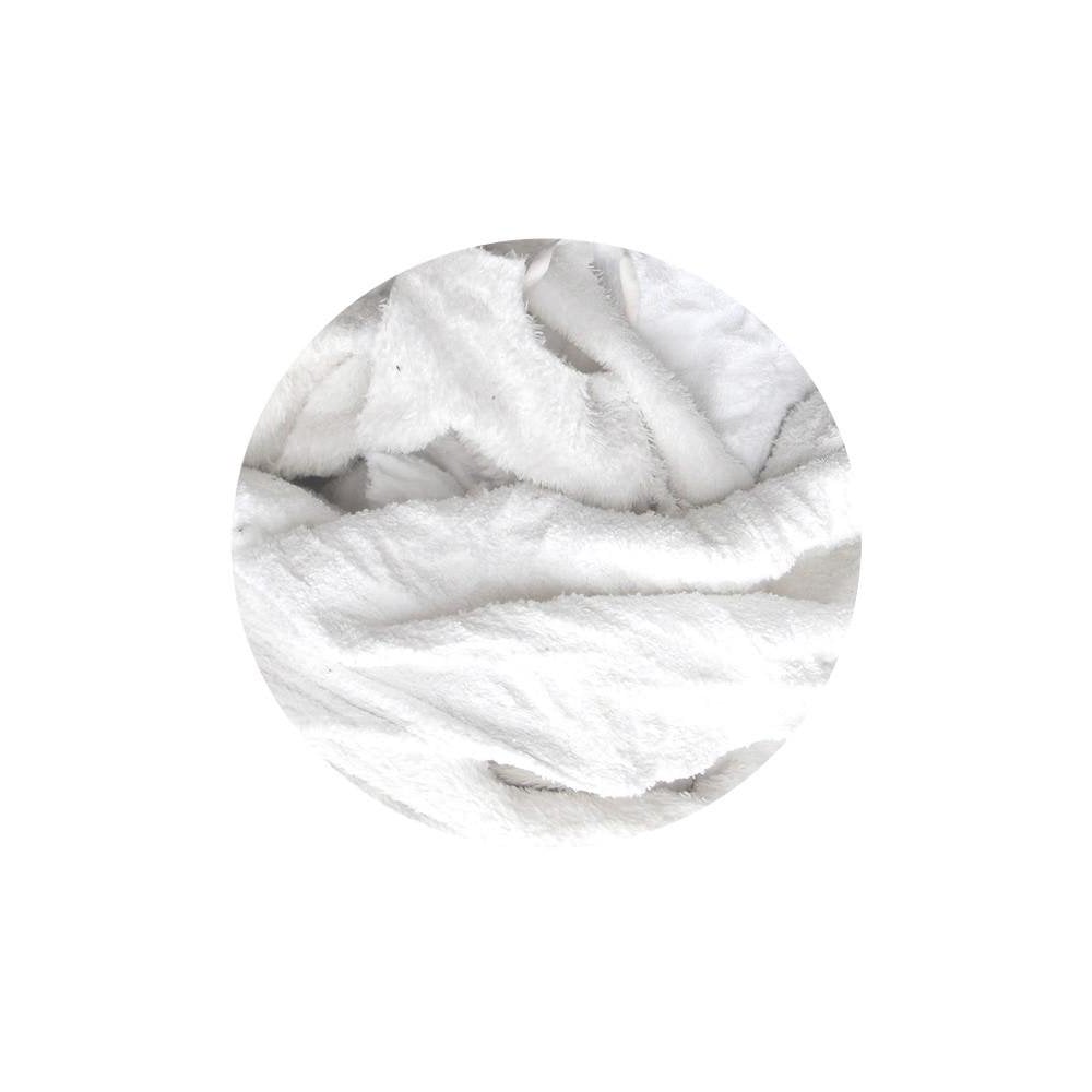 8kg White Terry Toweling Rags