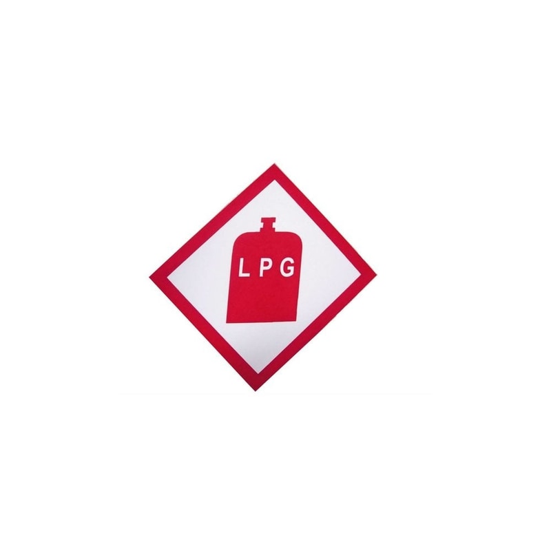 Self Adhesive LPG Gas Sticker