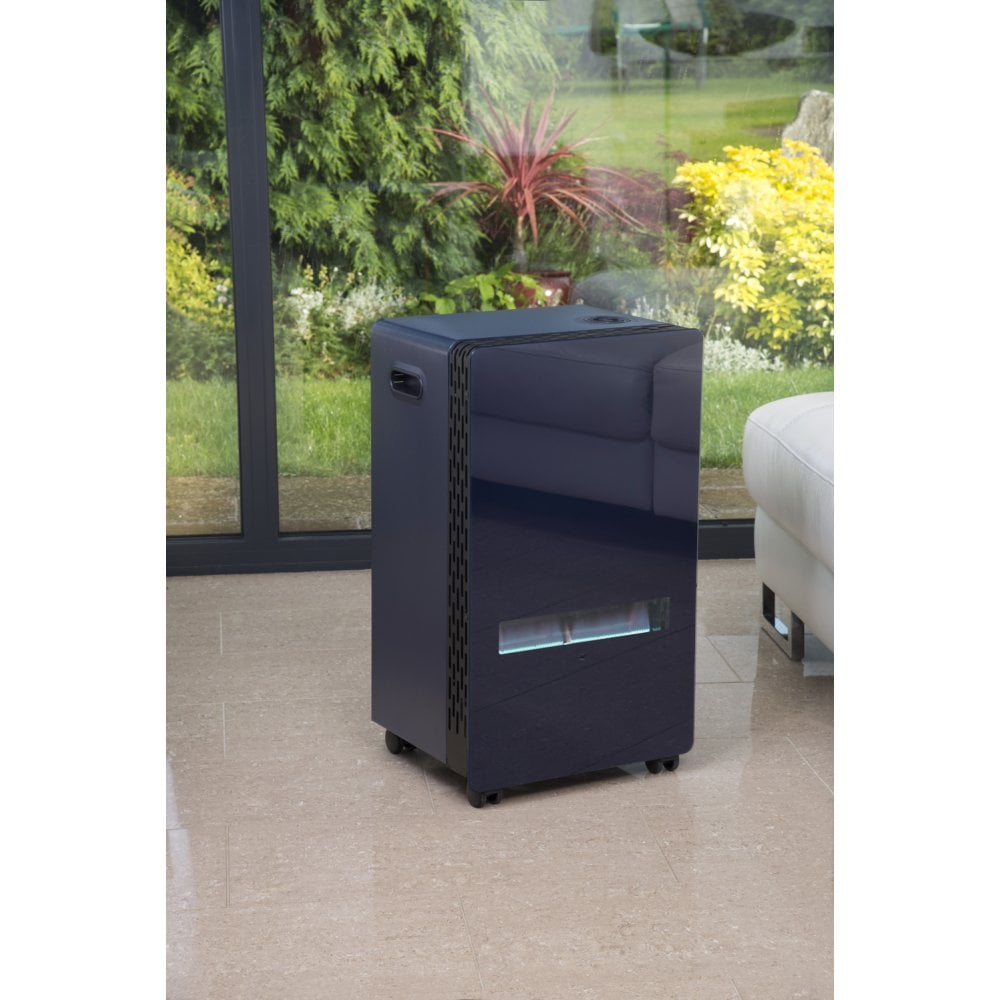 Azure Blue Flame Cabinet Heater