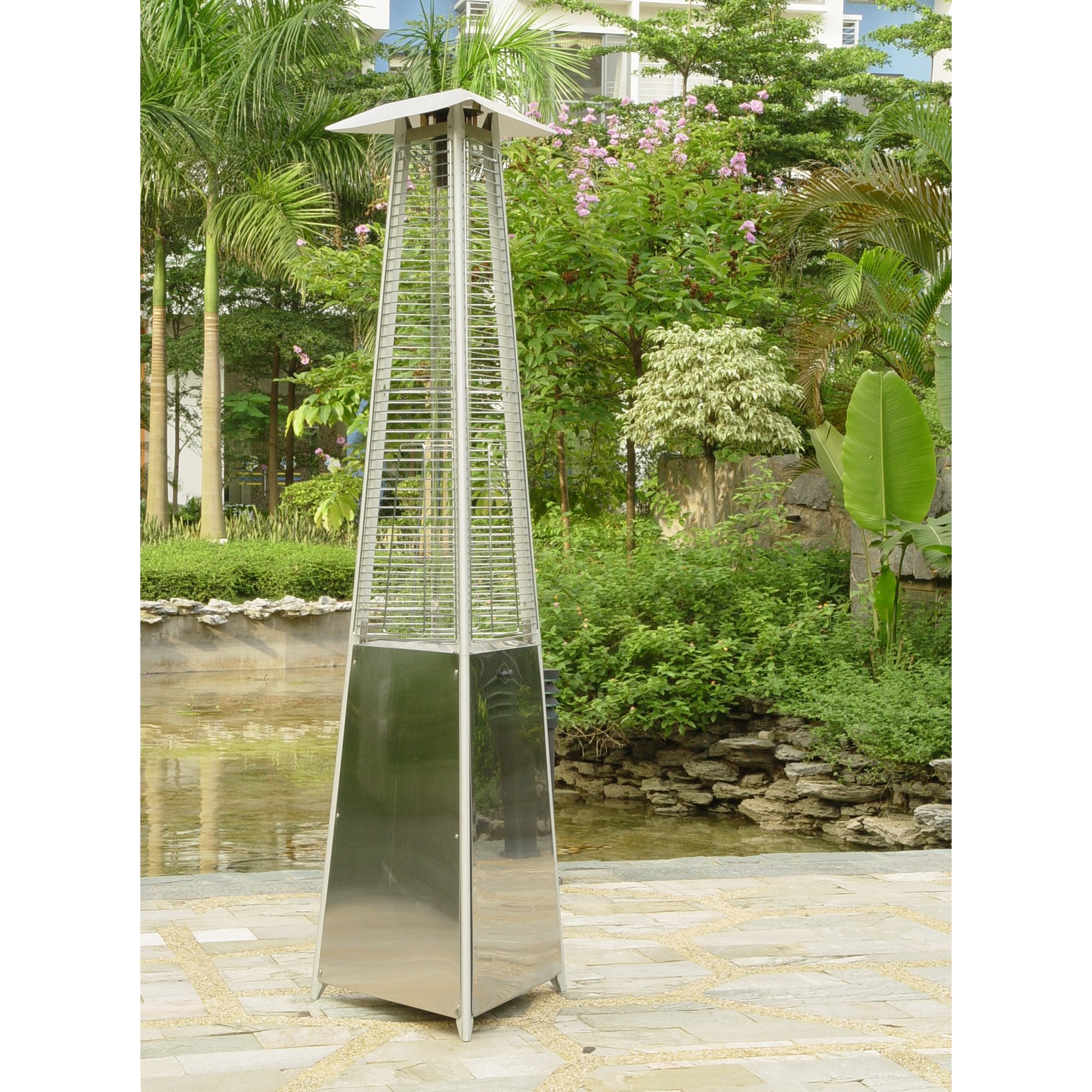 Tahiti II 13kw Flame Tower Patio Heater