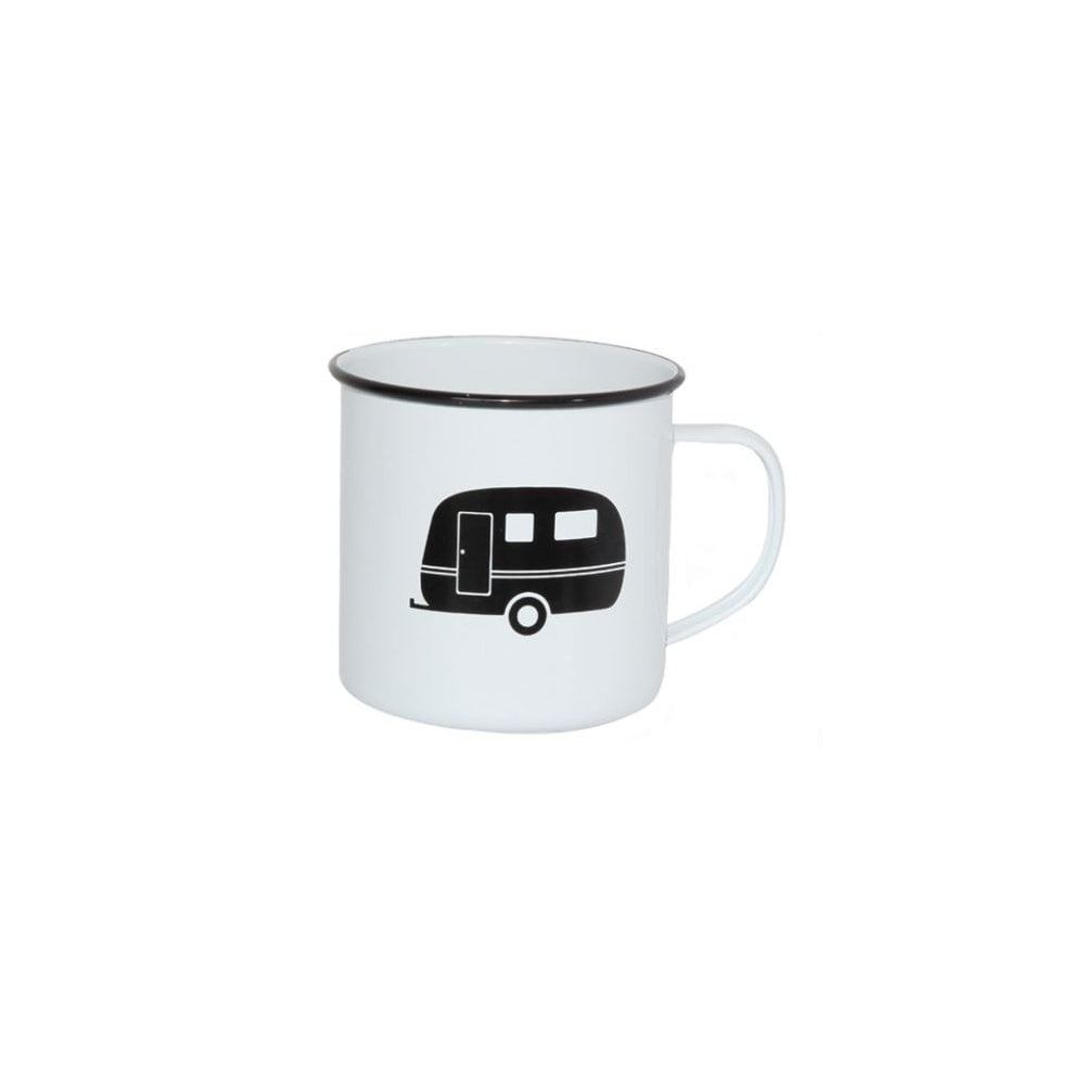 Enamel Vintage Mug - Caravan