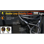 Double Loop Security Cables