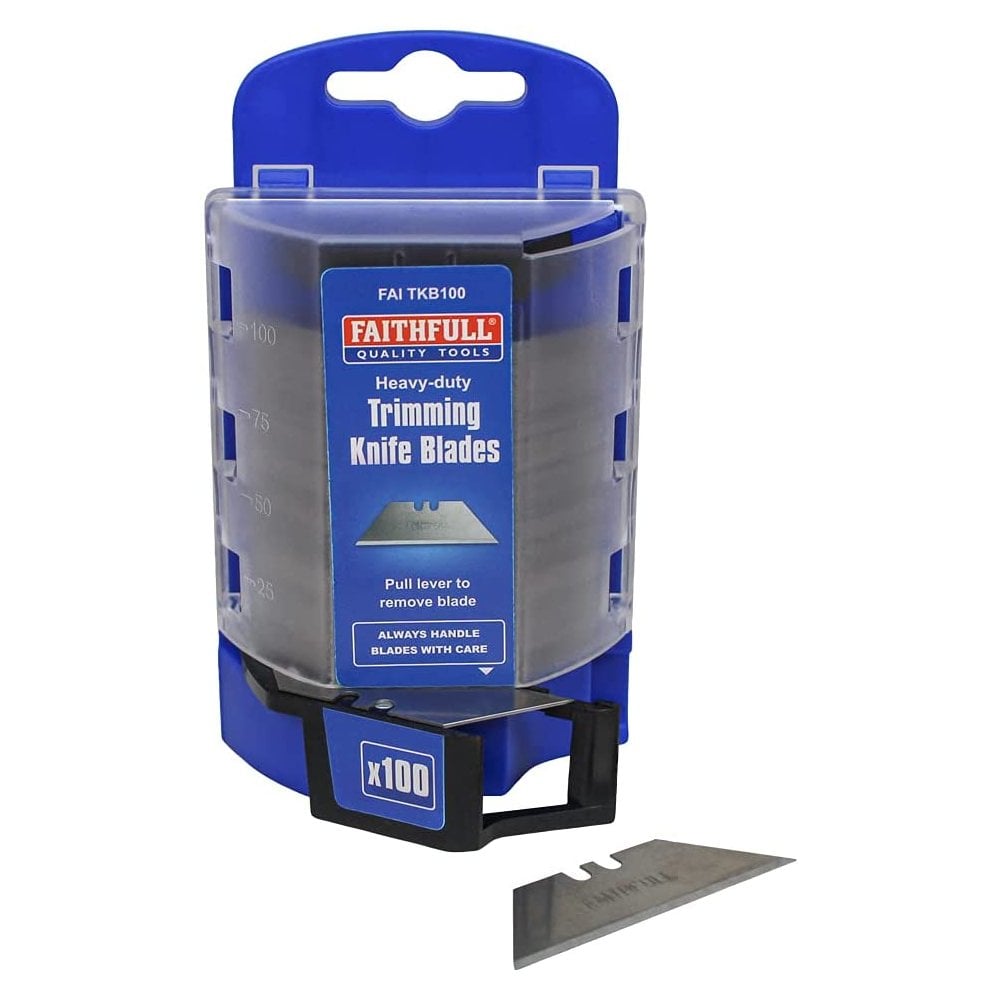 Heavy-Duty Trimming Knife Blades Per/100 Dispenser