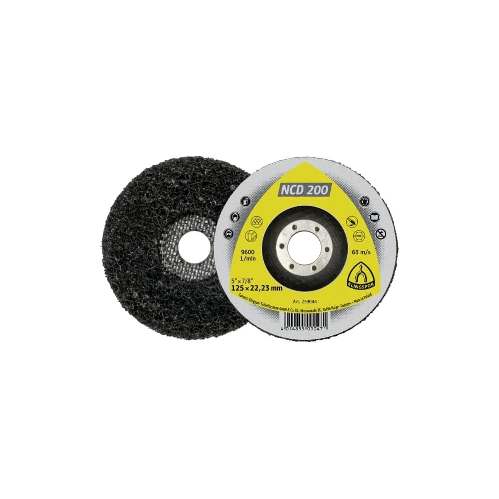 NCD 200 Cleaning wheels 115mm x 22,23mm Per/5