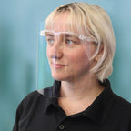 Face Shield Glasses with 5 Visors - Clear