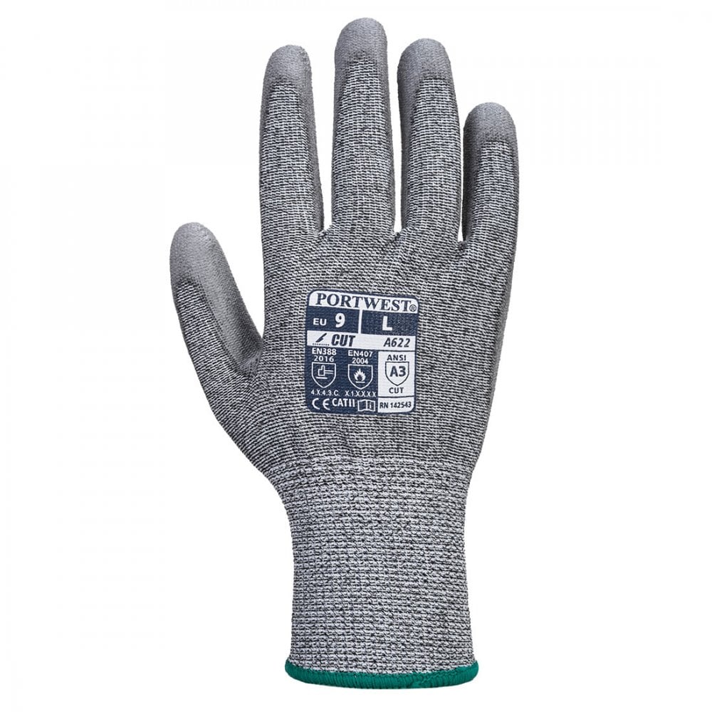 PU Cut Resistant Palm Gloves