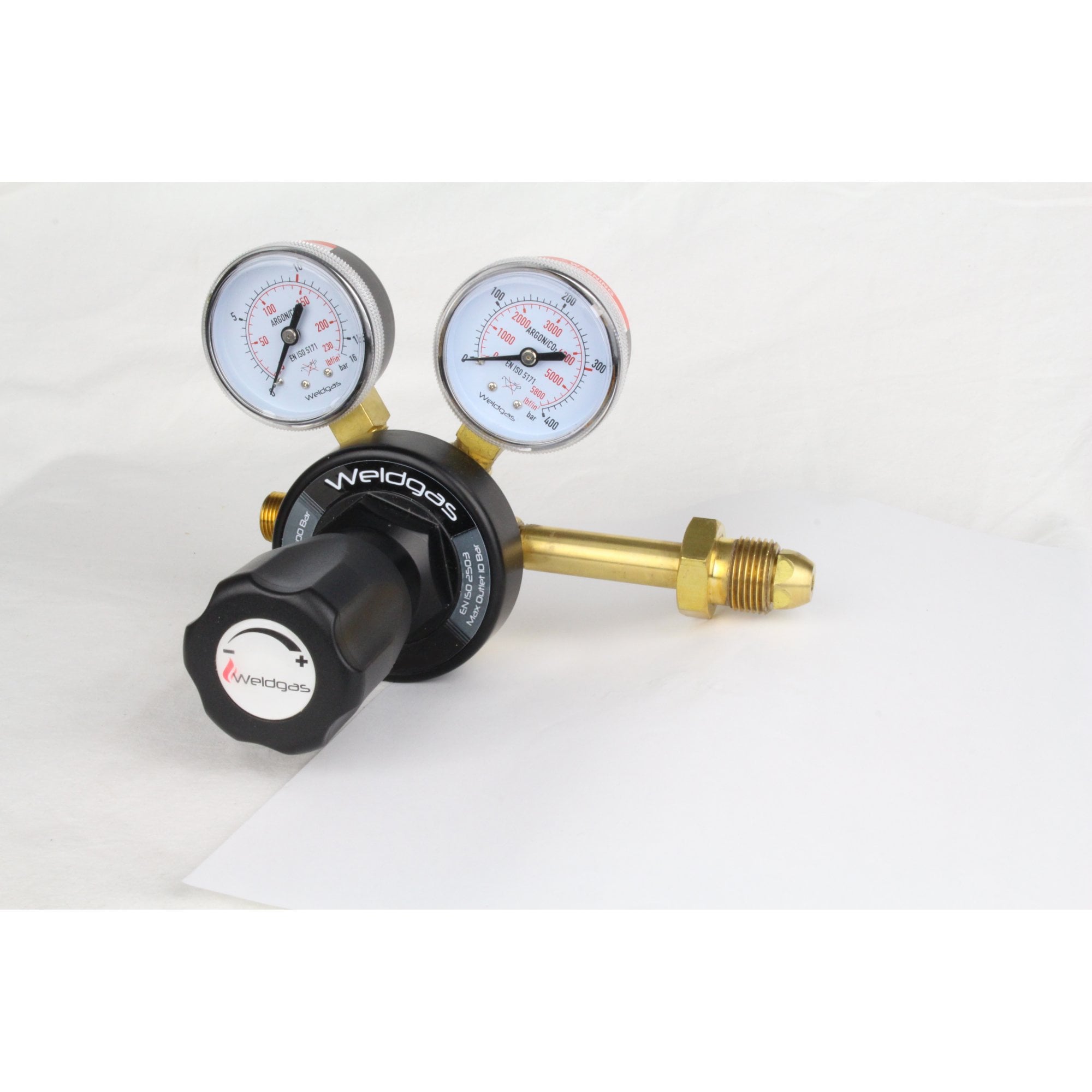 2 Gauge Single Stage Argon Regulator - Side Entry