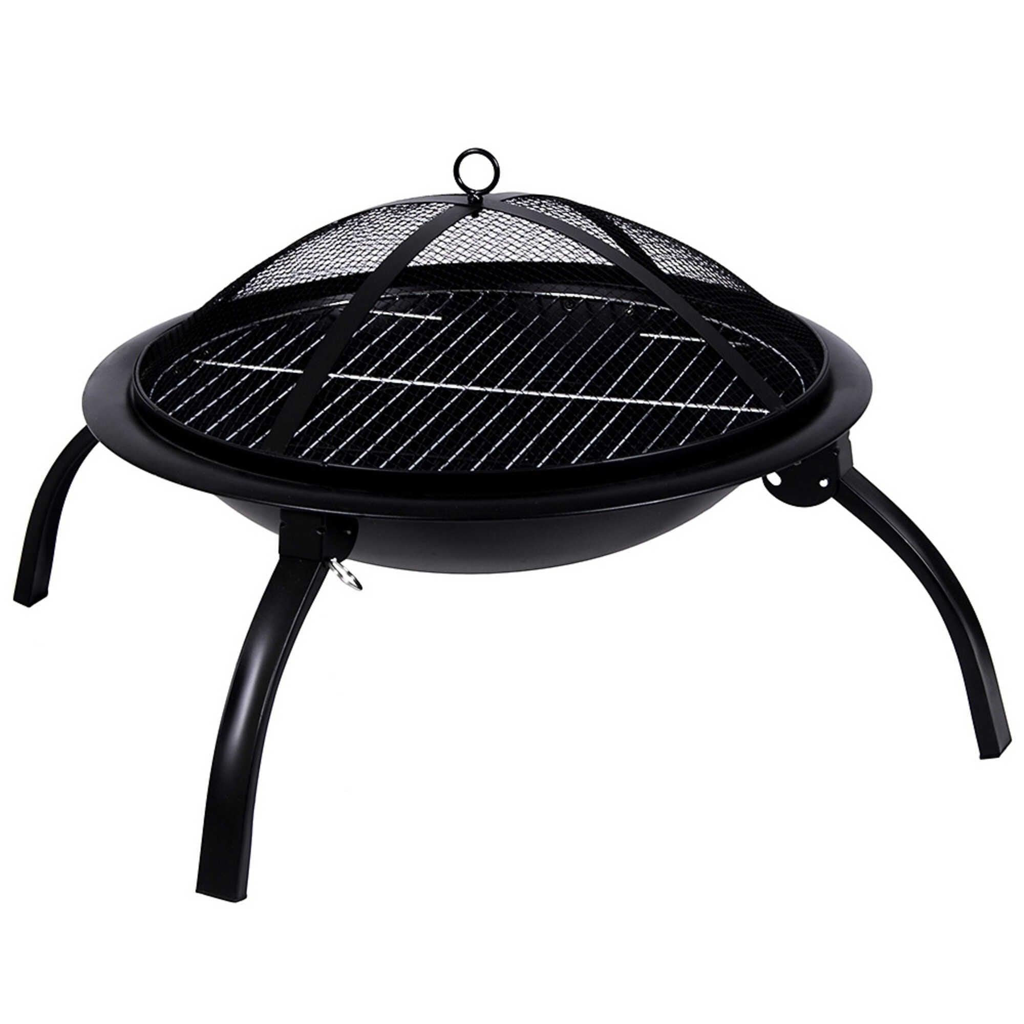 Kaida Traveller Portable Fire Pit + BBQ