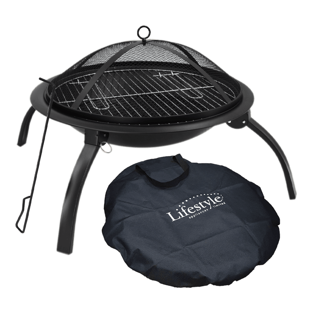 Kaida Traveller Portable Fire Pit + BBQ