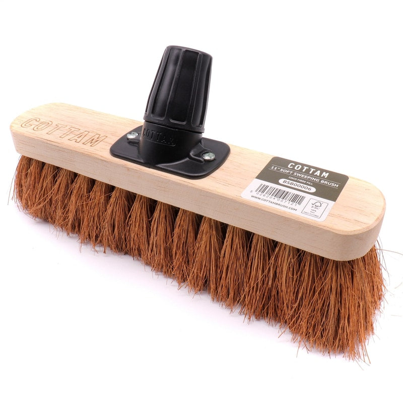 11" Coco Sweeping Broom Head