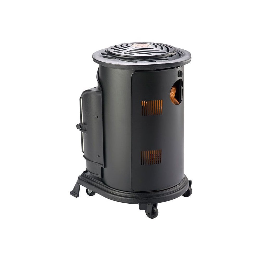 Matt Black Provence Living Flame Portable Calor Gas Stove