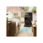 Matt Black Provence Living Flame Portable Calor Gas Stove
