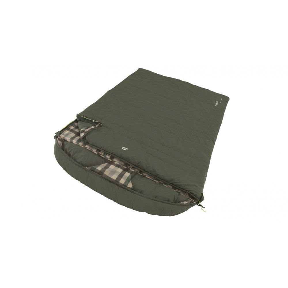 Camper Lux Double Sleeping Bag - Forest Green