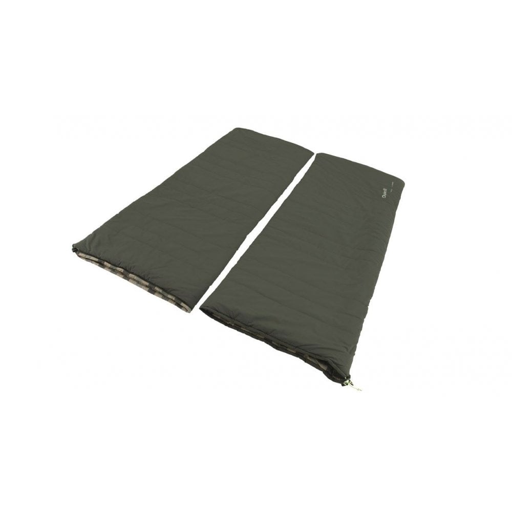 Camper Lux Double Sleeping Bag - Forest Green