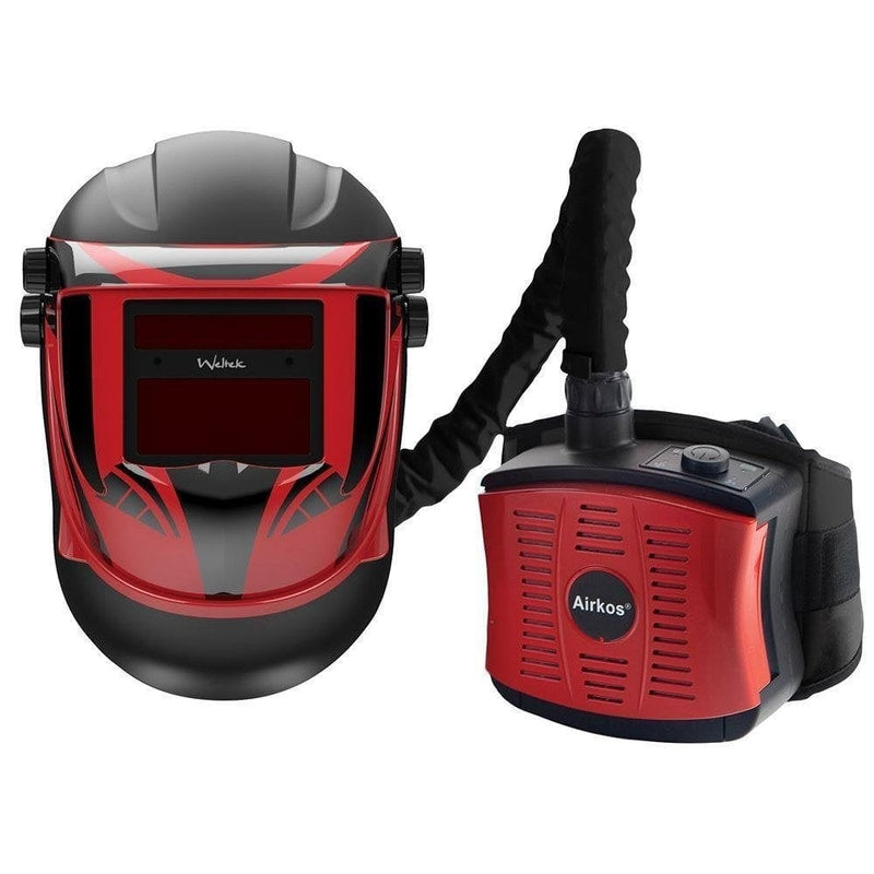 Navitek® Red Side Vision S4 Auto Darkening Airfed Helmet