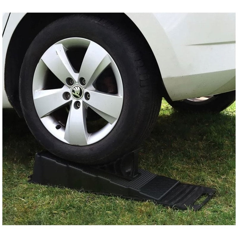 3in1 Caravan Ramp with Wheel Chock & Removeable Mud Guard