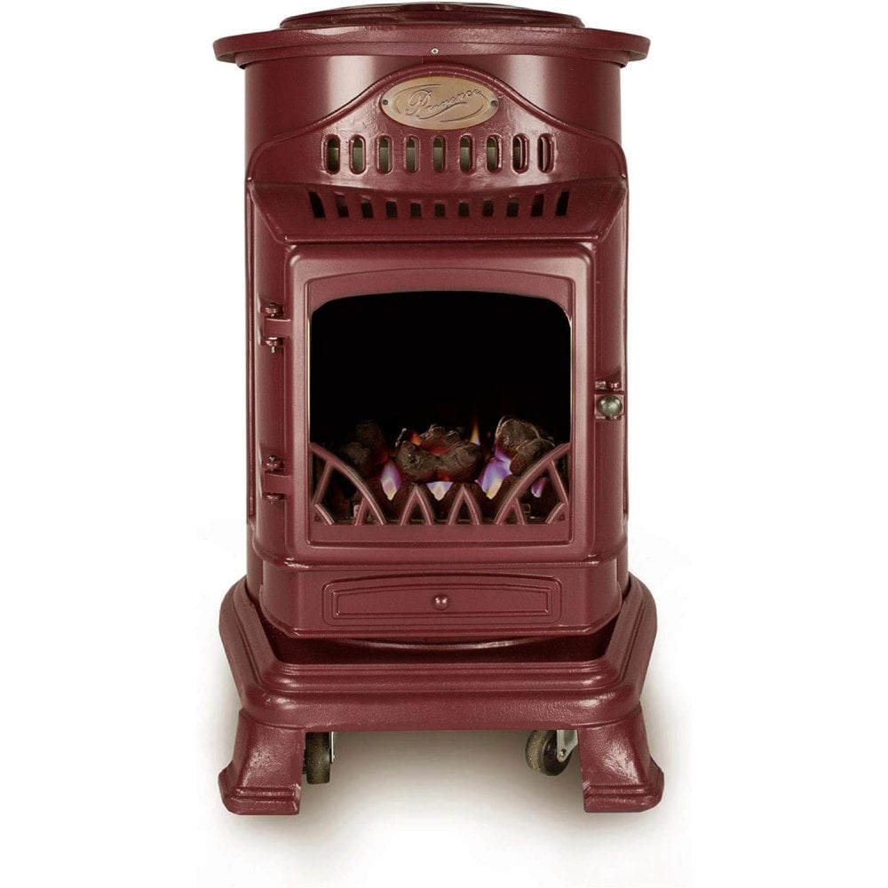 Burgundy Living Flame Calor Gas Provence Heater