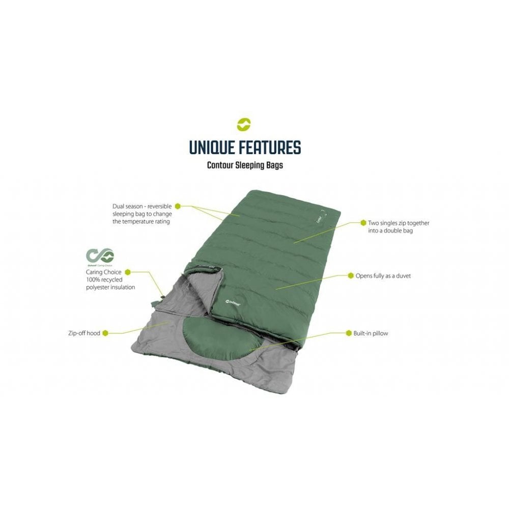 Contour Lux Sleeping Bag (LH) - Red