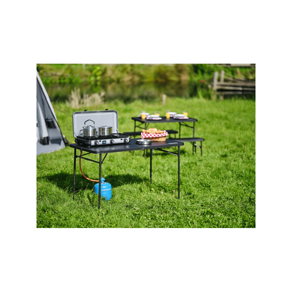 Camping Kitchen 2 Multi-Cook 2 Burner Stove