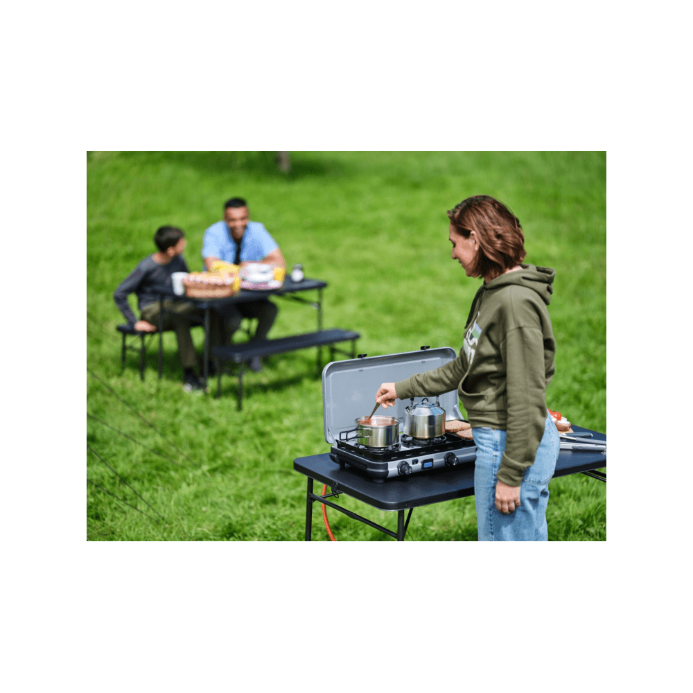 Camping Kitchen 2 Multi-Cook 2 Burner Stove