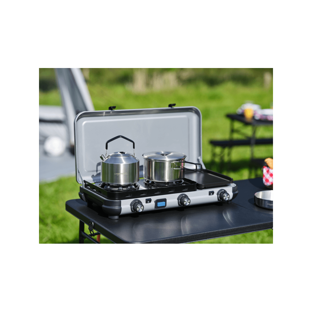 Camping Kitchen 2 Multi-Cook 2 Burner Stove