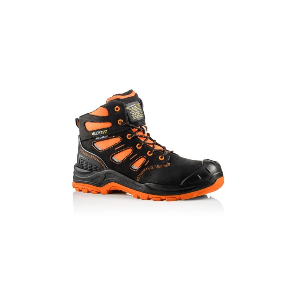 High Visibility Metal Free Waterproof Safety Boots