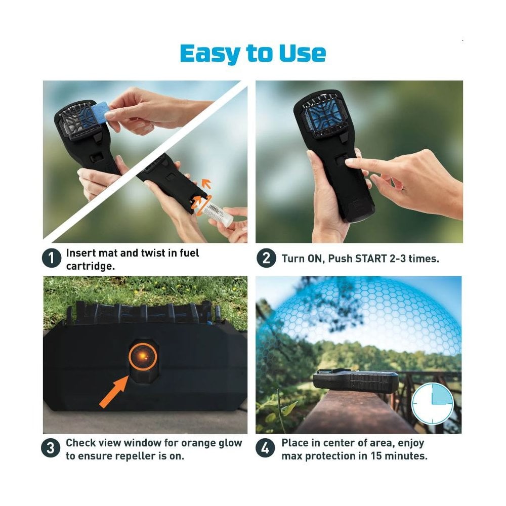 Portable Mosquito Repeller - Black