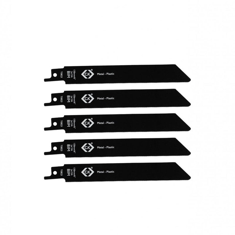 24TPI 150mm BIM Reciprocating Saw Blades Per/5