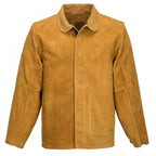 Leather Welding Jacket - Tan