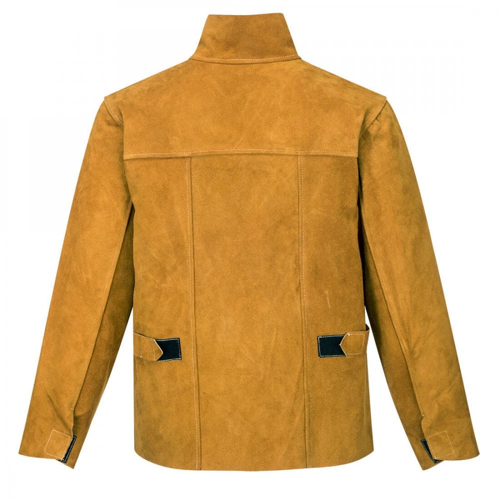 Leather Welding Jacket - Tan