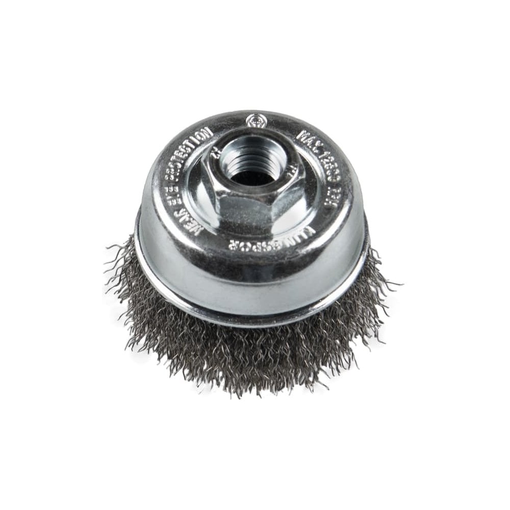 BT 600 W 65mm x M14 Cup Brush With Crimped Wire for Steel