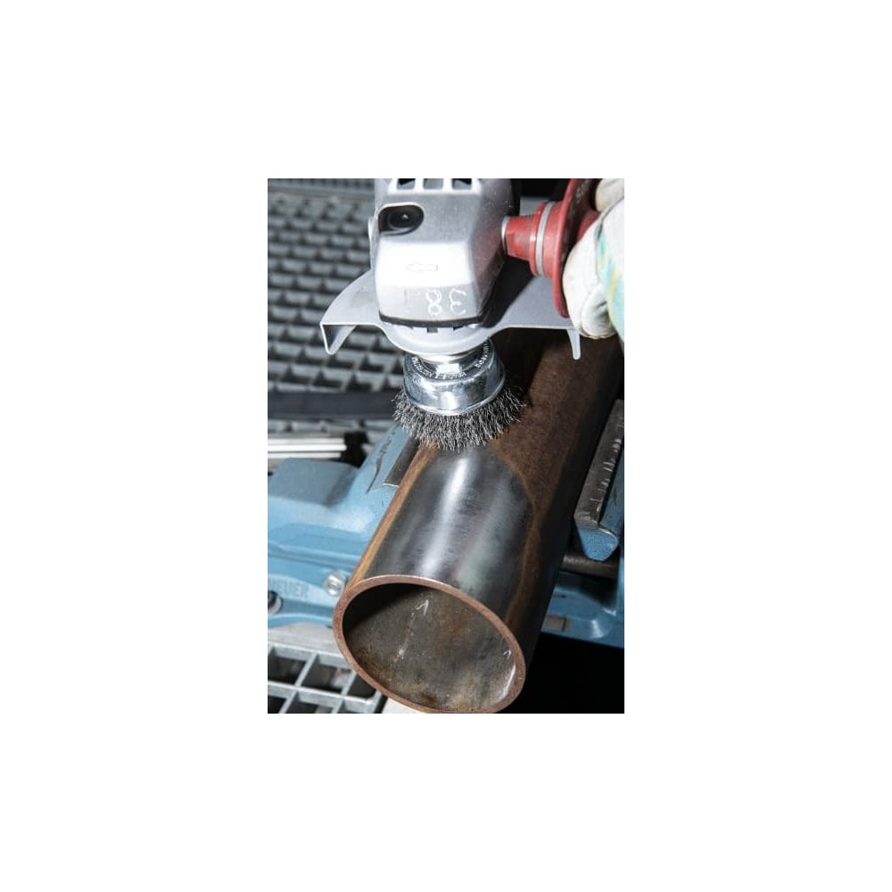 BT 600 W 65mm x M14 Cup Brush With Crimped Wire for Stainless Steel