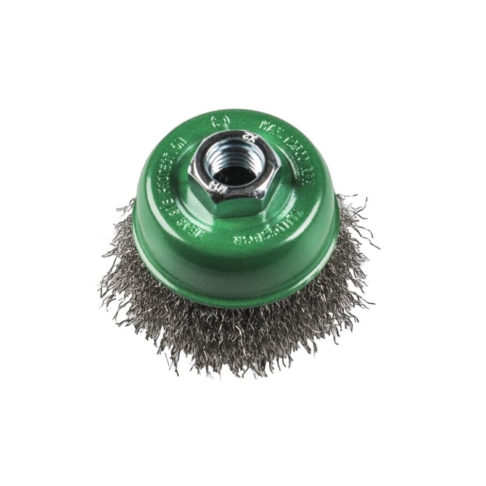 BT 600 W 65mm x M14 Cup Brush With Crimped Wire for Stainless Steel