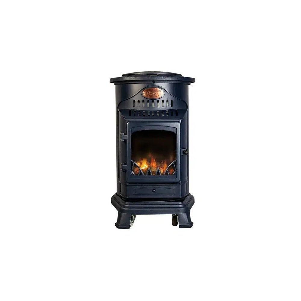Navy Living Flame Calor Gas Provence Heater