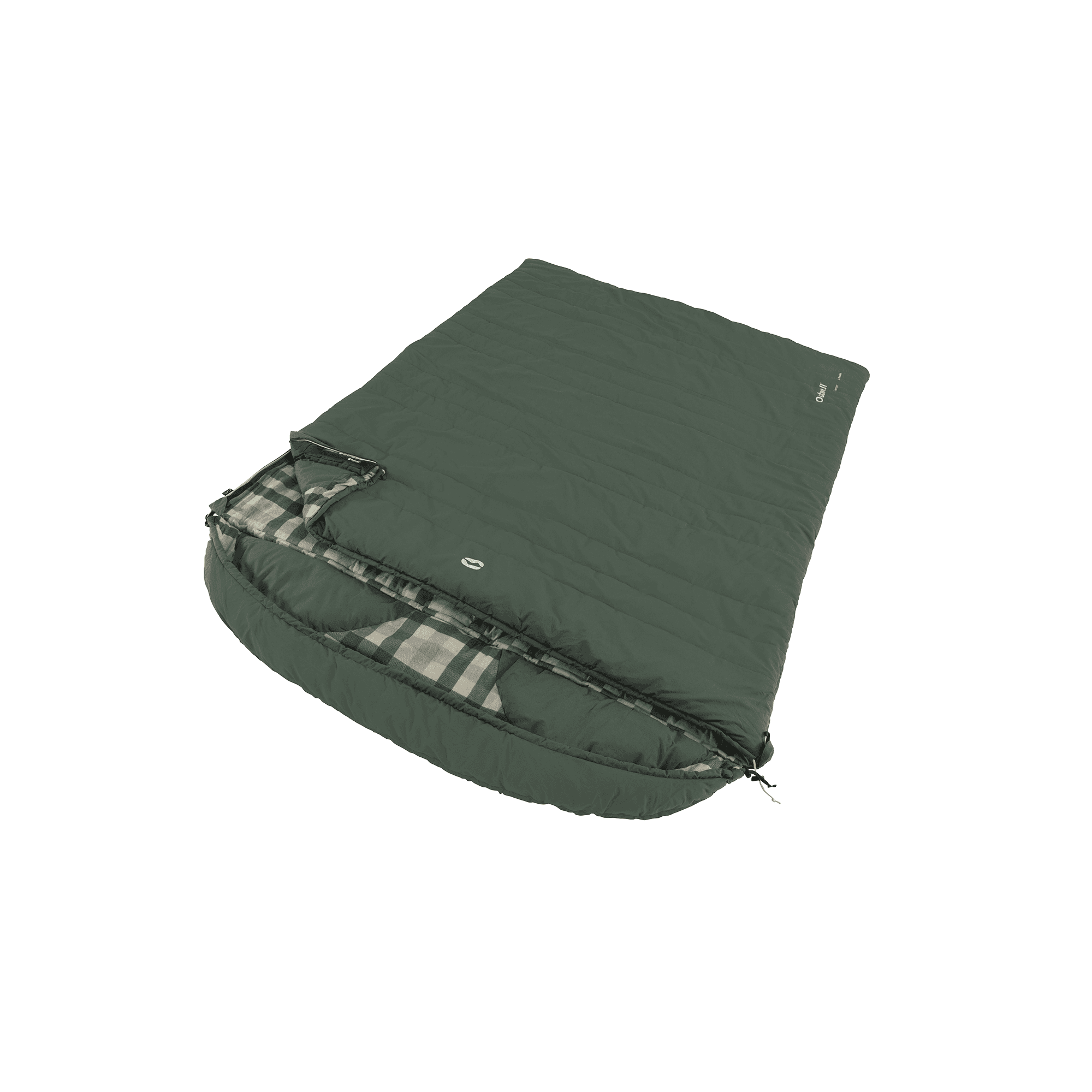 Camper Lux Double Sleeping Bag - Forest Green