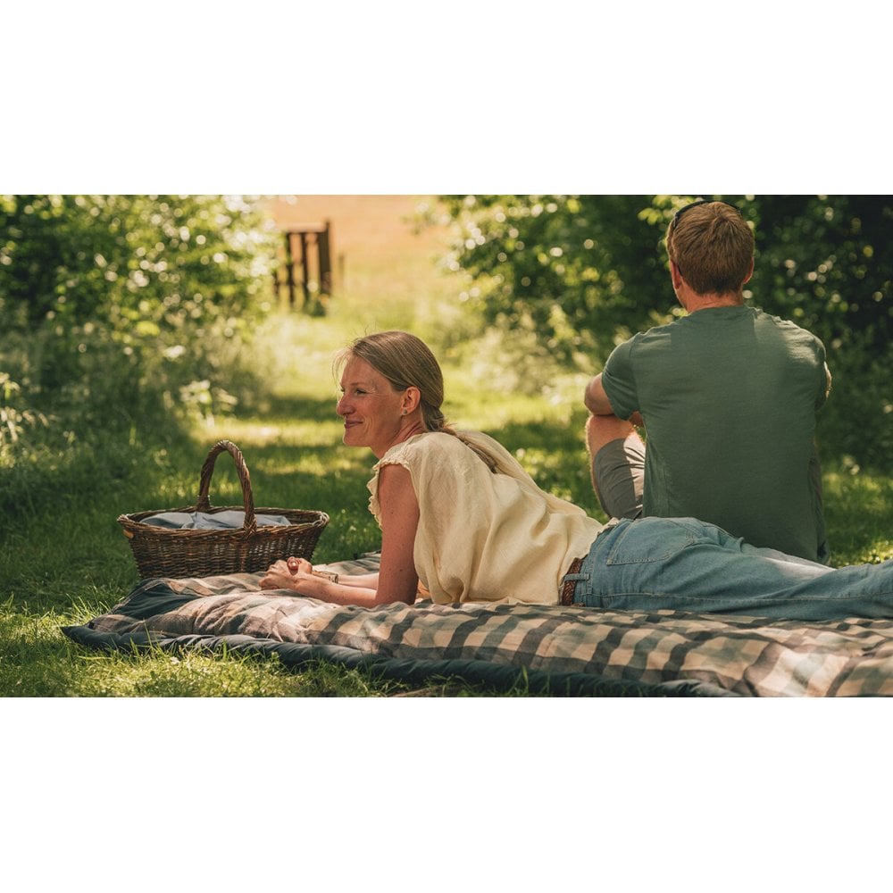 Camper Lux Double Sleeping Bag - Forest Green